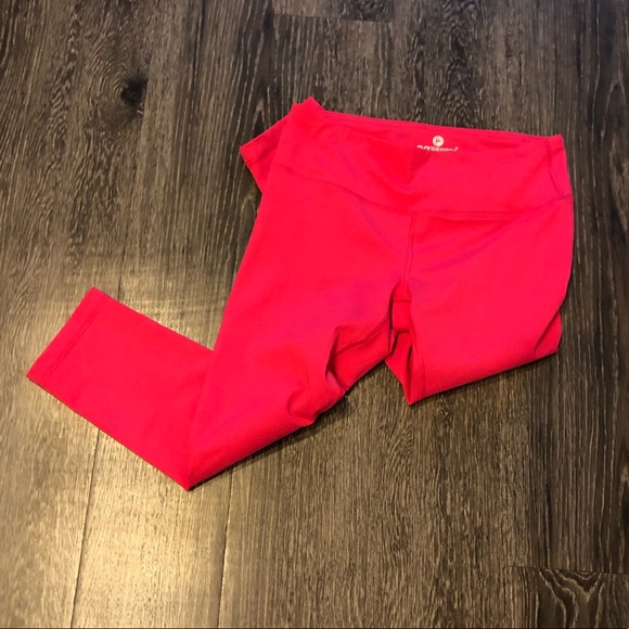 90 Degree By Reflex Pants - 90 Degree hot pink capris